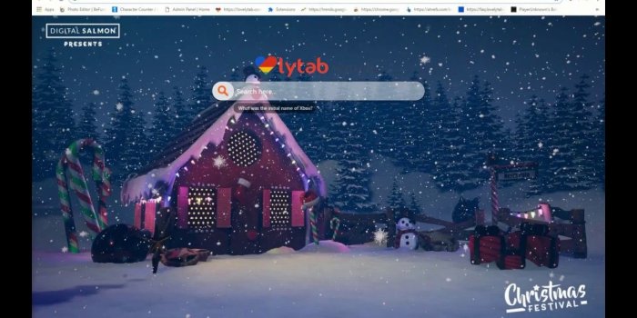 1280x720 Fortnite Christmas Wallpaper HD Theme