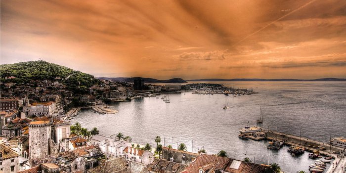 1920x1200 Split, Croatia wallpaper - Beach wallpapers - #21907