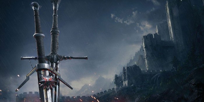 1600x900 The Witcher 3: Wild Hunt Swords Animated Wallpaper - Animated Live