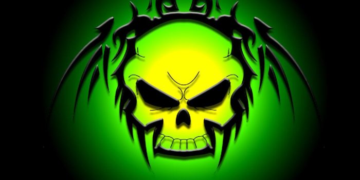 1024x768 Neon Skull Wallpapers