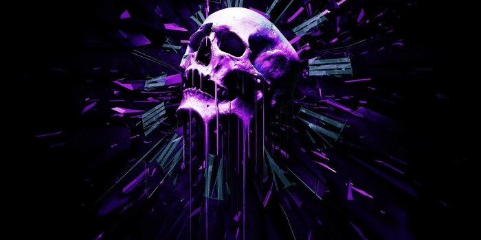 1920x1200 62+ Purple Skull Wallpapers on WallpaperPlay
