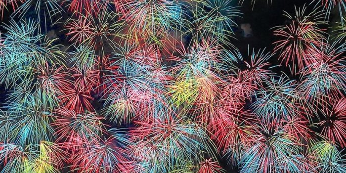 828x1792 iPhone XR Wallpaper Firework Art Pastel Night Dark Color Wallpaper