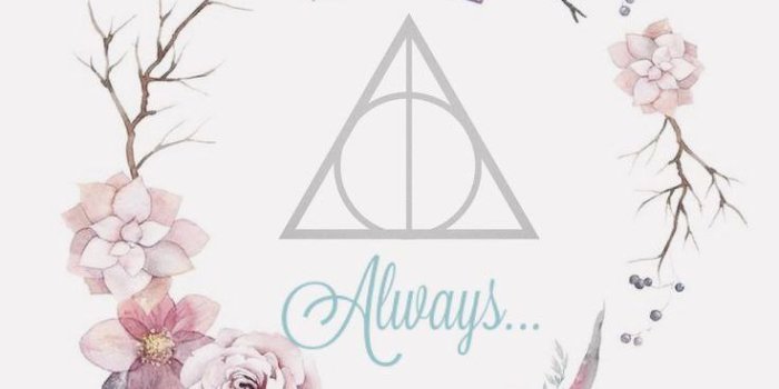 736x1200 Wallpaper Harry Potter Always Pink girly cute flowers dealthy