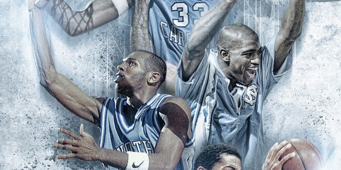 1200x1920 UNC Basketball 1990s Legends Wallpaper on Behance