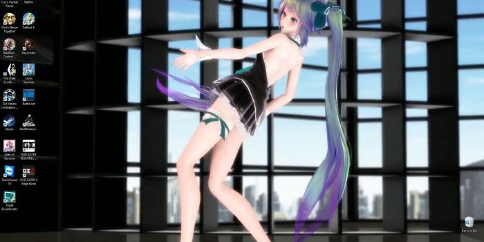 1280x720 Wallpaper Engine Miku Dance