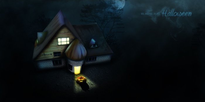 1920x1200 3D Animated Will Miss You On This Halloween Wallpapers Photos Of
