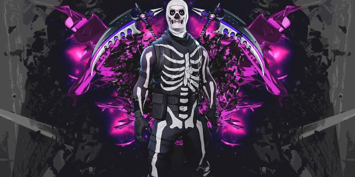 1920x1080 Purple Skull Trooper Wallpapers