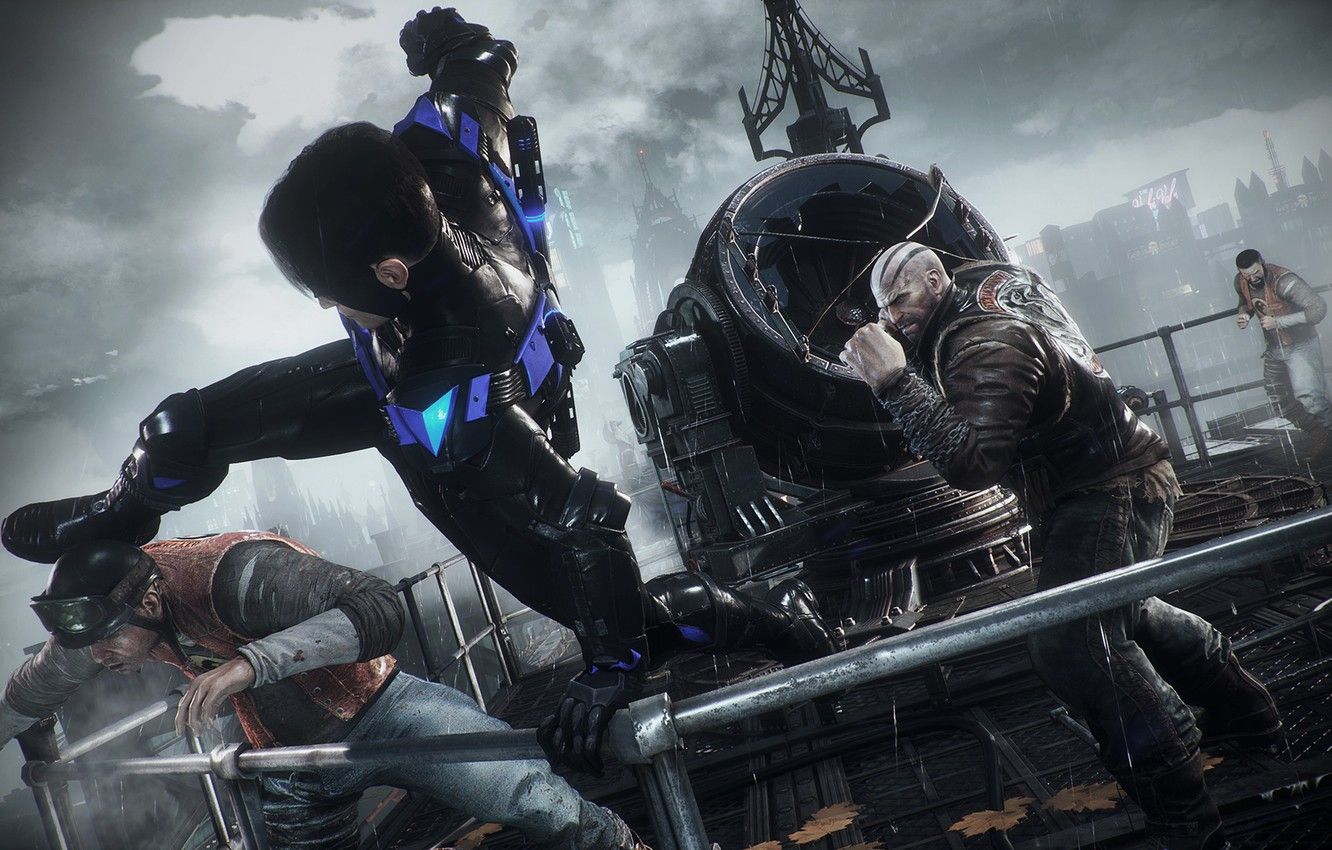 1332x850 Wallpaper Robin, DC comics, Dick Grayson, Nightwing, Batman Arkham