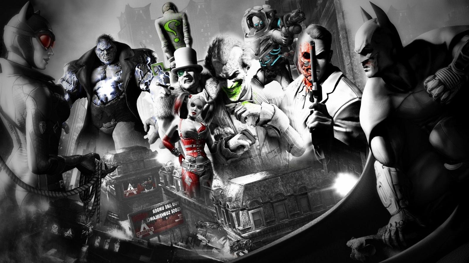 1920x1080 Batman, Joker, Video Games, Batman: Arkham City, Rocksteady Studios