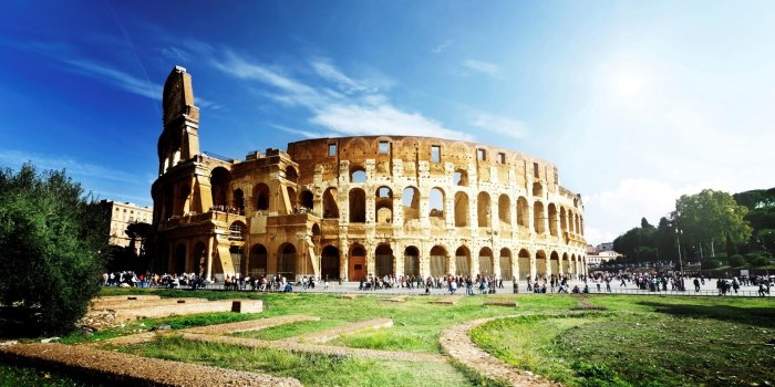 1920x1080 Hd Wallpaper Of The Colosseum In Rome Italy During - Europe Famous