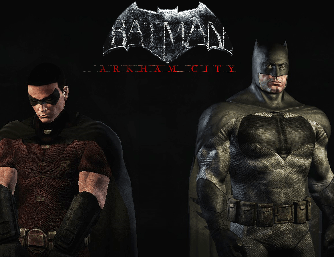 1168x900 Batman Arkham City - BvS Batman and Robin by antoineflemming on