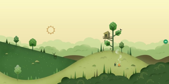 1920x1080 Simple desktop with Google Now inspired wallpaper : desktops