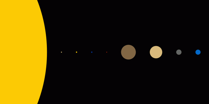 2560x1600 Solar system by Guillaume Cabanel — Simple Desktops