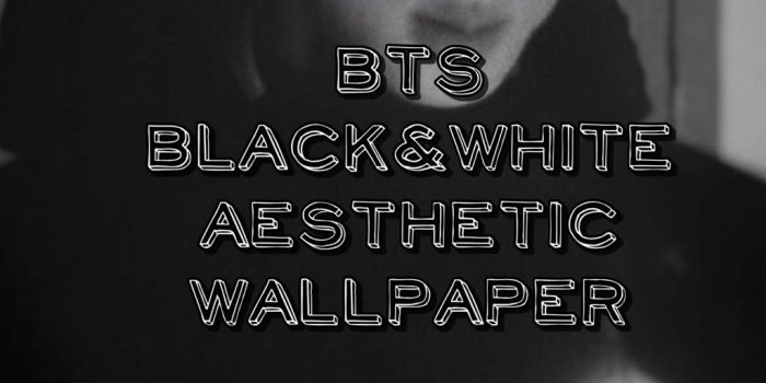 1024x1024 ✦ Black&White BTS Aesthetic Wallpapers | Heart Edition ✦ | ARMY's