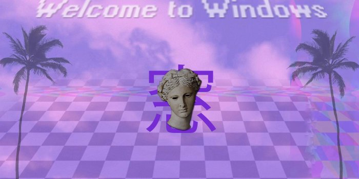 1920x1080 First attempt at a vaporwave wallpaper. How'd I do? : VaporwaveArt