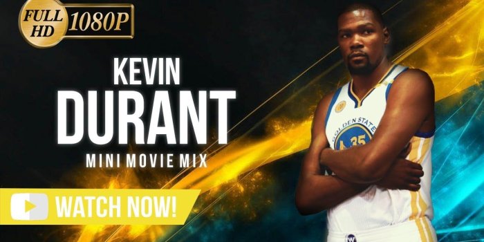 1280x720 Kevin Durant Mini-Movie Mix 2017 (NBA CHAMPION) - Golden State Warriors ᴴᴰ
