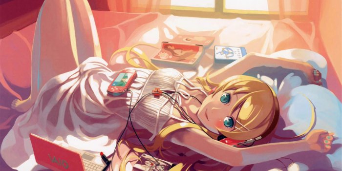 2023x1200 Gamer Girl Wallpaper Anime - Wallpaperzen.org