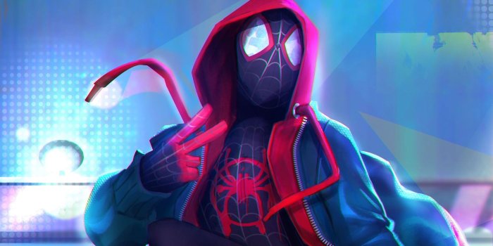 2190x1232 Spiderverse Street Art Graffiti, HD Superheroes, 4k Wallpapers