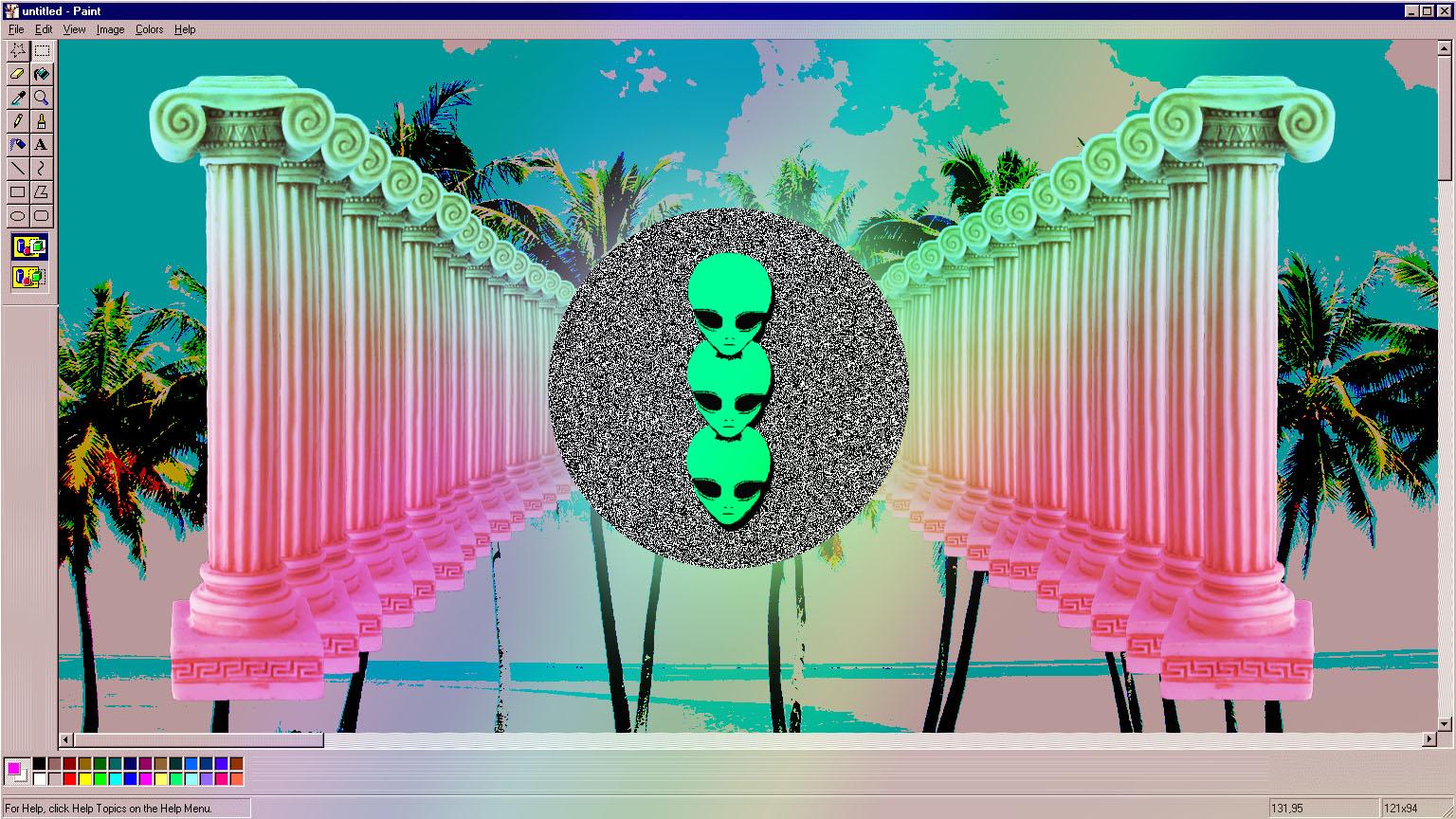 1536x864 I make vaporwave desktop wallpapers for fun : VaporwaveArt