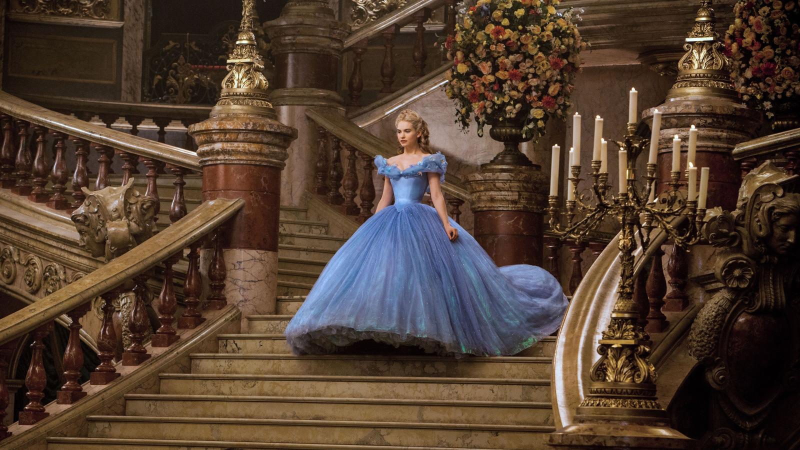 3840x2160 Wallpaper Cinderella, Lily James, Disney Princess, 4K, Movies, #2449