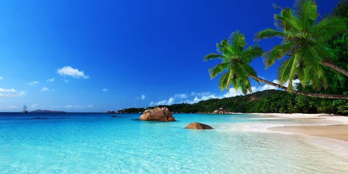 1920x1080 Tropical Beach Wallpaper HD 09084 - Baltana