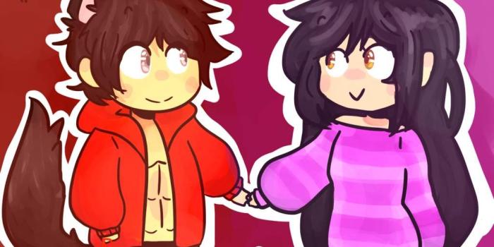 1024x768 Aphmau and Aaron 7w7 | Aphmau Amino