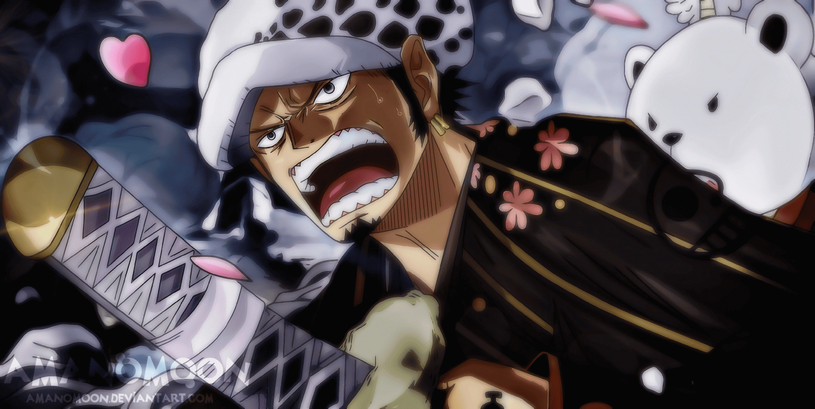 6116x3070 One Piece Trafalgar Law Wallpaper