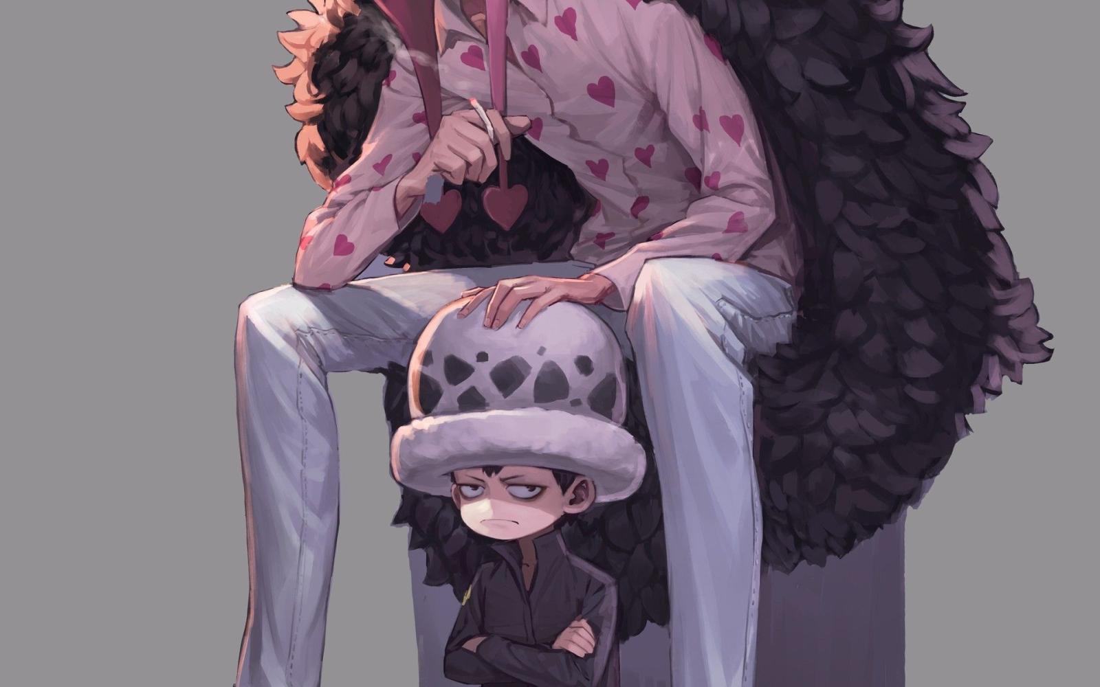 1920x1200 Download 1920x1200 Trafalgar Law, One Piece, Coat, Creepy Smile