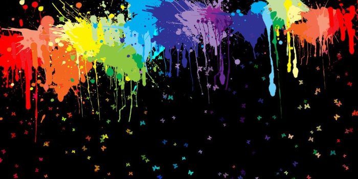 1280x800 Neon Paint Splatter Wallpaper HD Wallpaper, Spandex Paint, Paint