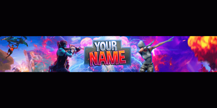 1200x675 FORTNİTE YOUTUBE BANNER FREE PSD DOWNLOAD #5 | Vortex Kermit