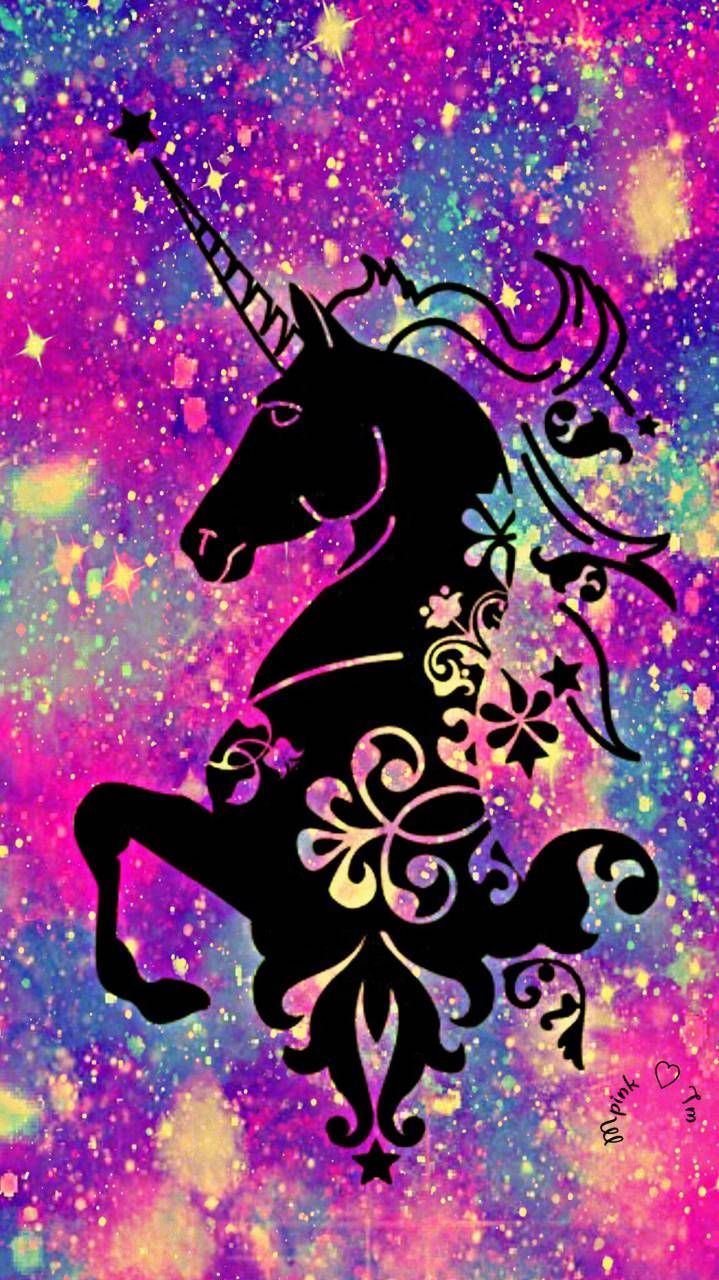 719x1280 Floral Unicorn Galaxy Wallpaper #androidwallpaper #iphonewallpaper