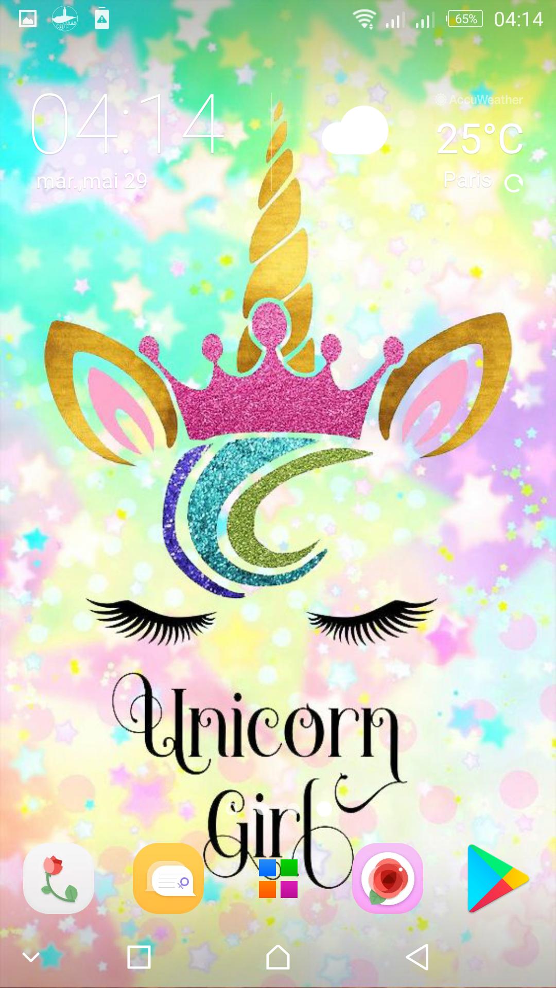 1080x1920 Cute Unicorn Girl Wallpapers - Kawaii backgrounds for Android - APK