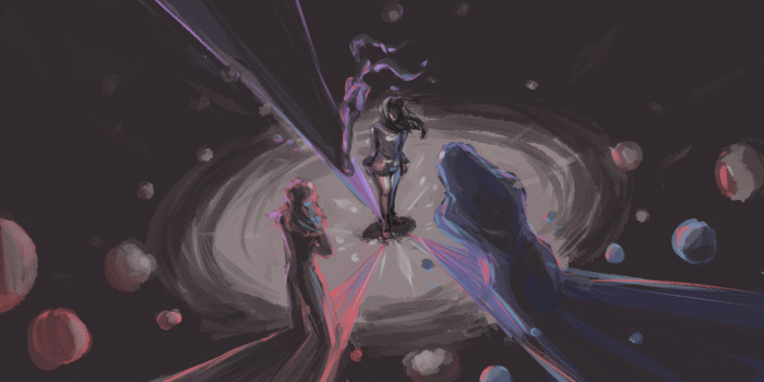 1920x1080 Fanart of that one scene from Hi High : LOONA