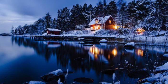 1920x1200 Winter Night Wallpapers