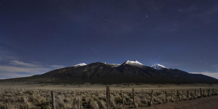 5944x3523 HD wallpaper: Mojave, nature, desert, rocks, night, rock - object