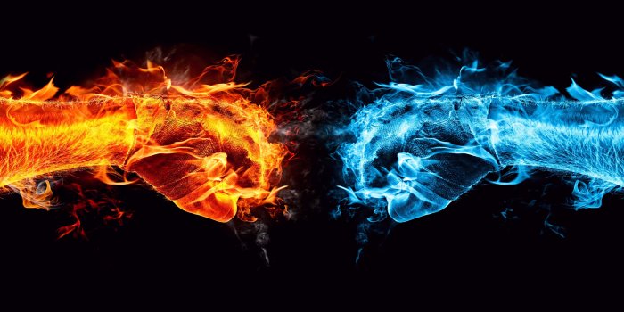 5120x3200 55+ Fire and Ice Fist Wallpapers - Download at WallpaperBro