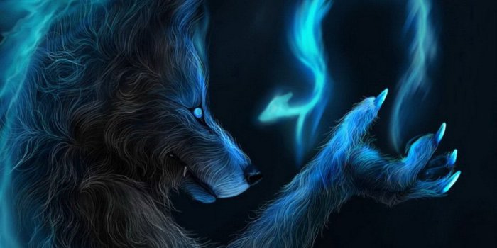 1024x768 Blue Fire Wolf Wallpapers - Top Free Blue Fire Wolf Backgrounds