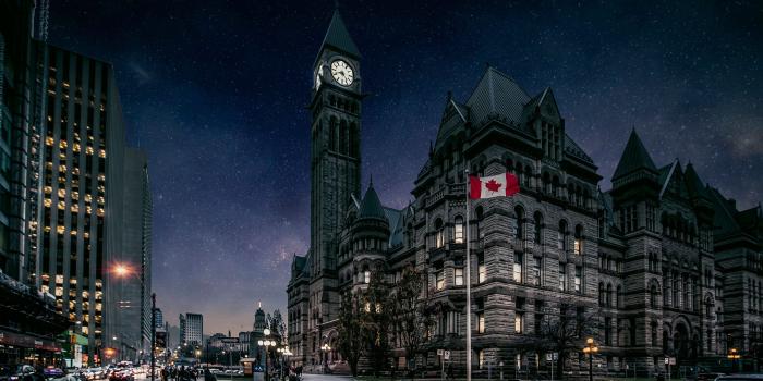 2560x1440 Picture Canada towers Toronto Street Night Cities 2560x1440