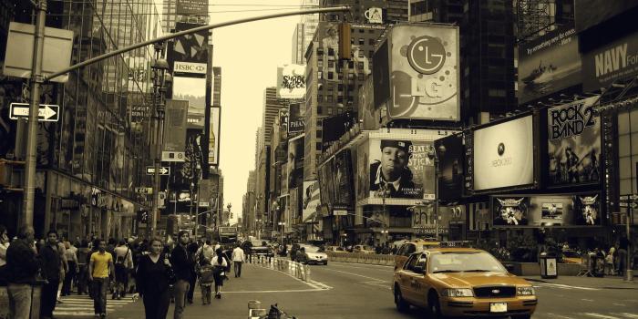 2560x1600 cityscapes, streets, urban, New York City, taxi :: Wallpapers