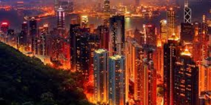1440x900 Night Lights Hong Kong, China 4K Wallpaper | Free 4K Wallpaper