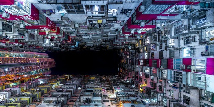 2000x1333 Hong Kong Buildings Worms Eye View, HD World, 4k Wallpapers, Images