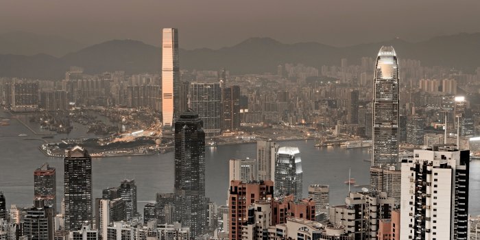 3840x2160 Horizon, Hong Kong, Metropolis, Tower, Skyscraper 4K Ultra HD