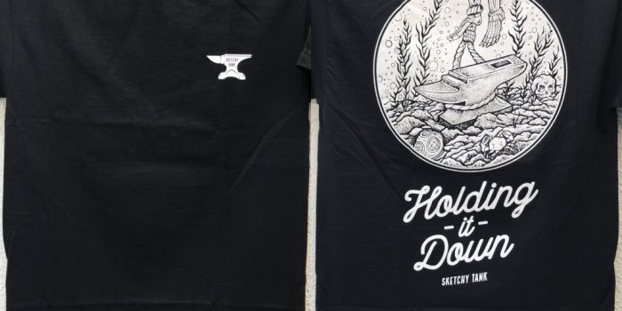 1024x768 Sketchy Tank Tシャツ￥4,600 Tax 【paradise】 Black：s / M - Holding