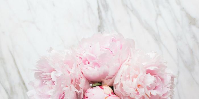 1332x850 Wallpaper flowers, bouquet, marble, pink, flowers, peonies, peonies