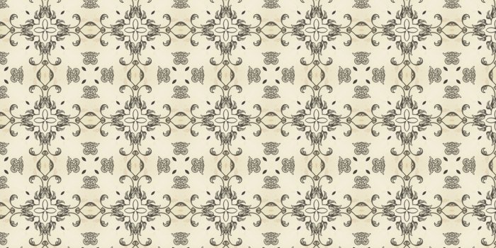8000x4500 Beige Vintage Seamless Ornament Wallpaper Pattern Design Template