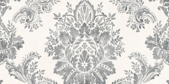 1060x1059 Wallpaper Baroque Ornament Pastel Glossy Grey 204834