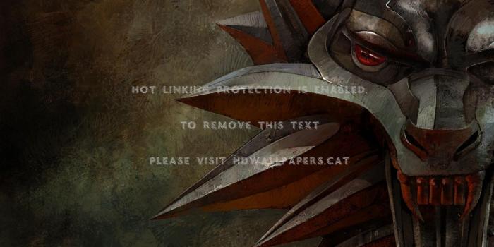 1913x1092 the witcher wolf medallion fierce fangs