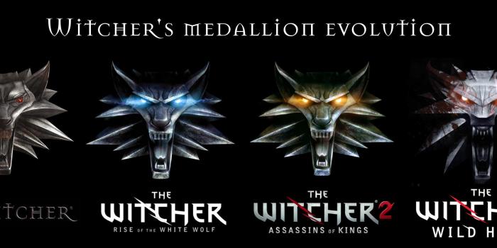 2352x870 Witcher's medallion evolution : witcher