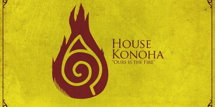 2560x1600 flames, grunge, quotes, konoha, crossovers, yellow background