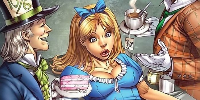 748x1330 Alice, Mad Hatter, Fairy tale, Alice in Wonderland, Cake Wallpapers